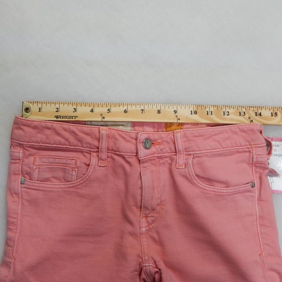 Pilcro and Letterpress No. 27 Mid Rise Shorts Pink Women's Pink Size 27 - Picture 10 of 13